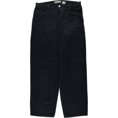古着 00年代 リーバイス Levi's SILVER TAB シルバータブ BAGGY FIT ブラックデニム テーパードデニムパンツ メンズw36相当/rab182049