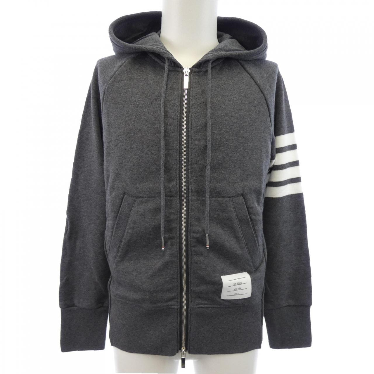 トムブラウン THOM BROWNE クラシックループ 4BAR フルジップアップフーディー MJT022H パーカー