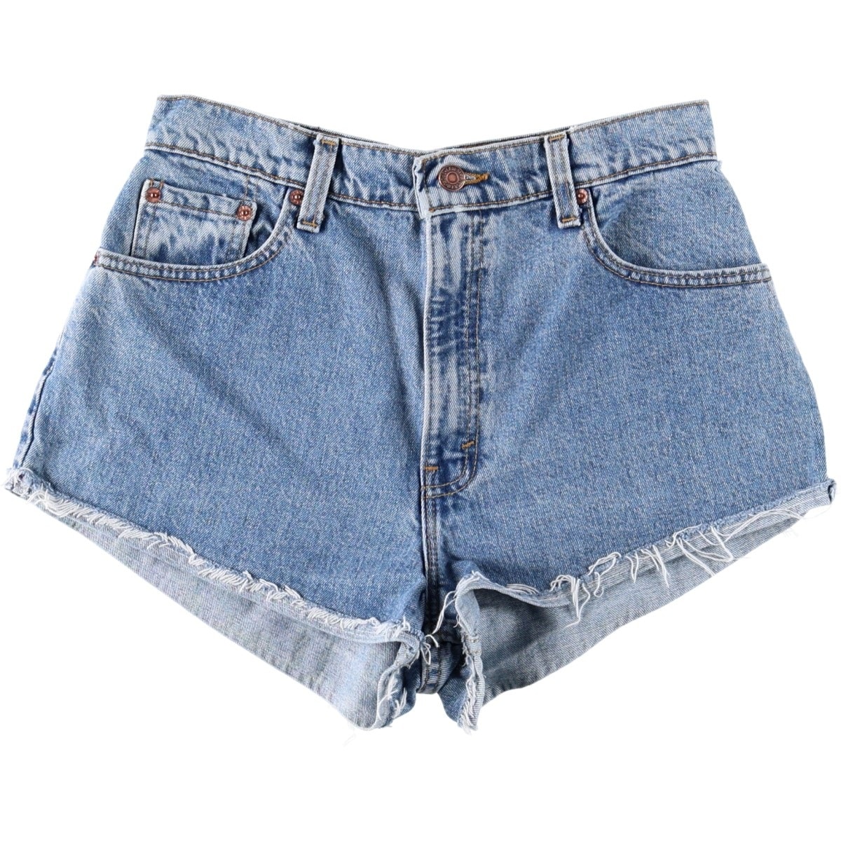 古着 90年代~ リーバイス Levi's 551 カットオフ デニムショーツ ショートパンツ USA製 レディースL(w30)相当 ヴィンテージ/eaa659011