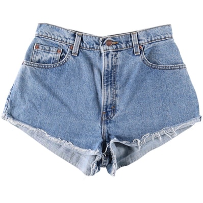 古着 90年代~ リーバイス Levi's 551 カットオフ デニムショーツ ショートパンツ USA製 レディースL(w30)相当 ヴィンテージ/eaa659011