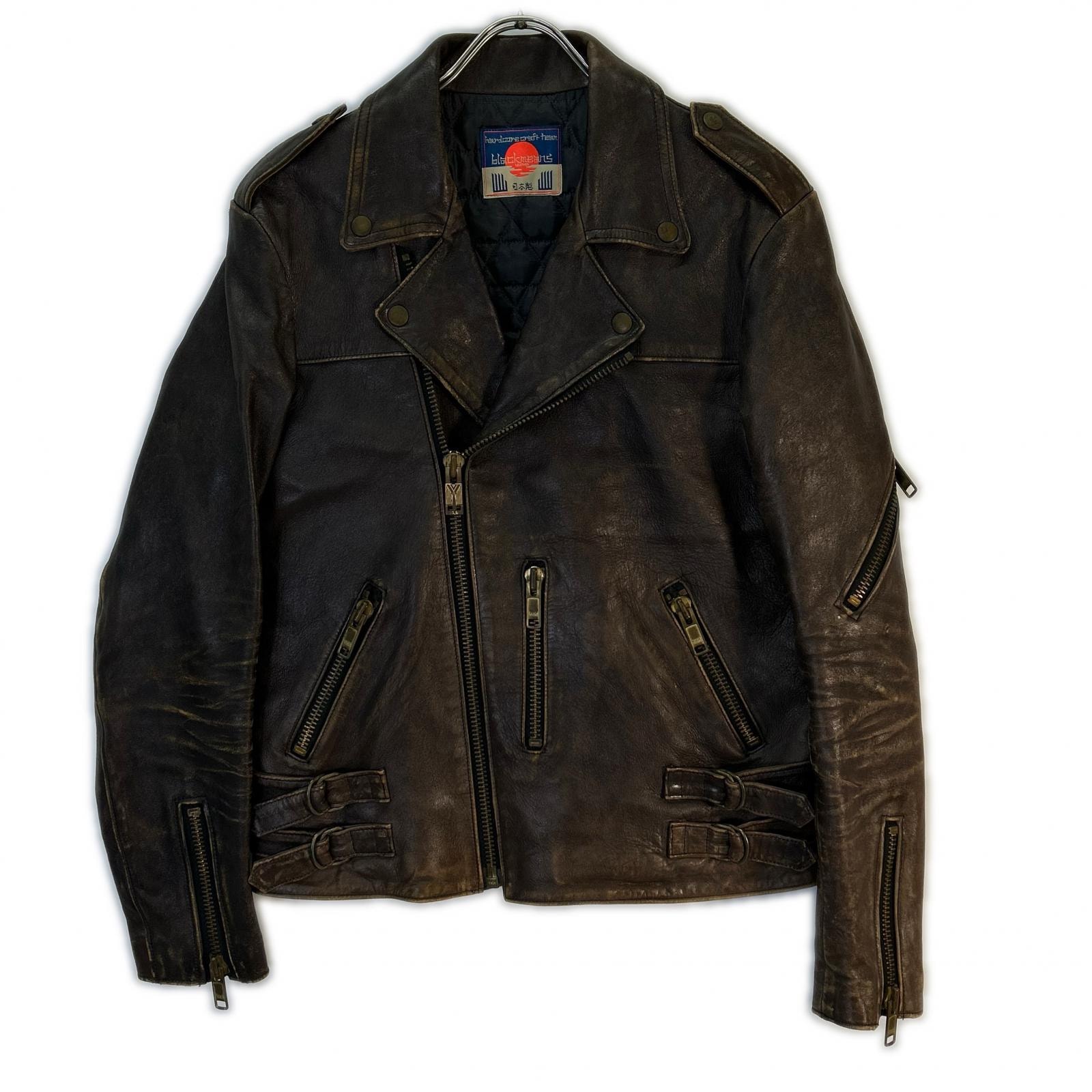 ブラックミーンズ 【美品】945ー62TJ07-1 USED加工 ダブルライダース 6