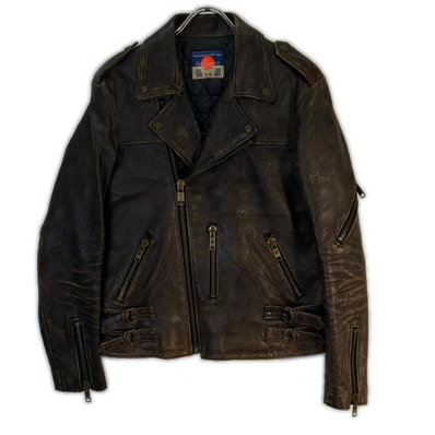 ブラックミーンズ 【美品】945ー62TJ07-1 USED加工 ダブルライダース 6