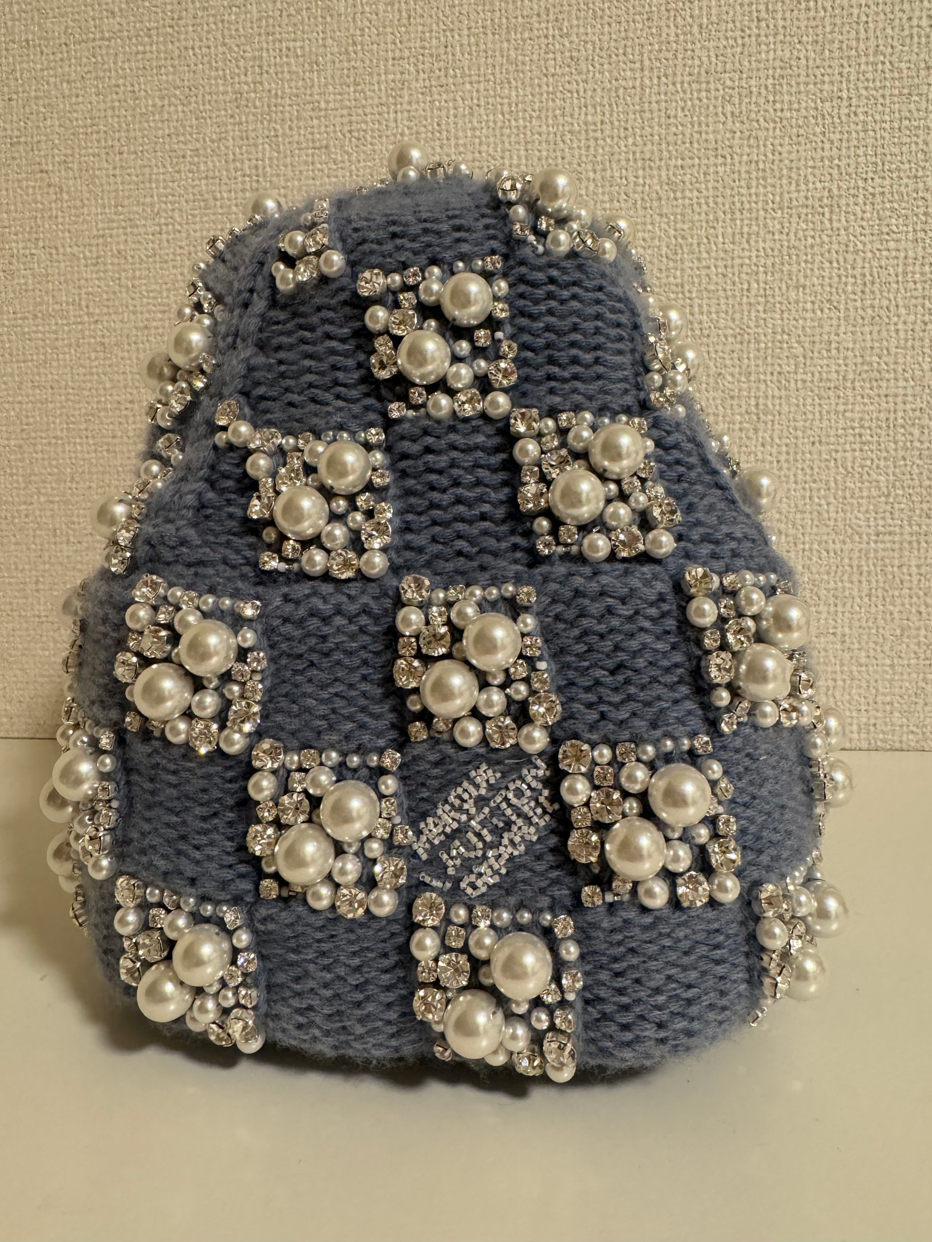Louis Vuitton Crystals Beanie "Grey Blue"
