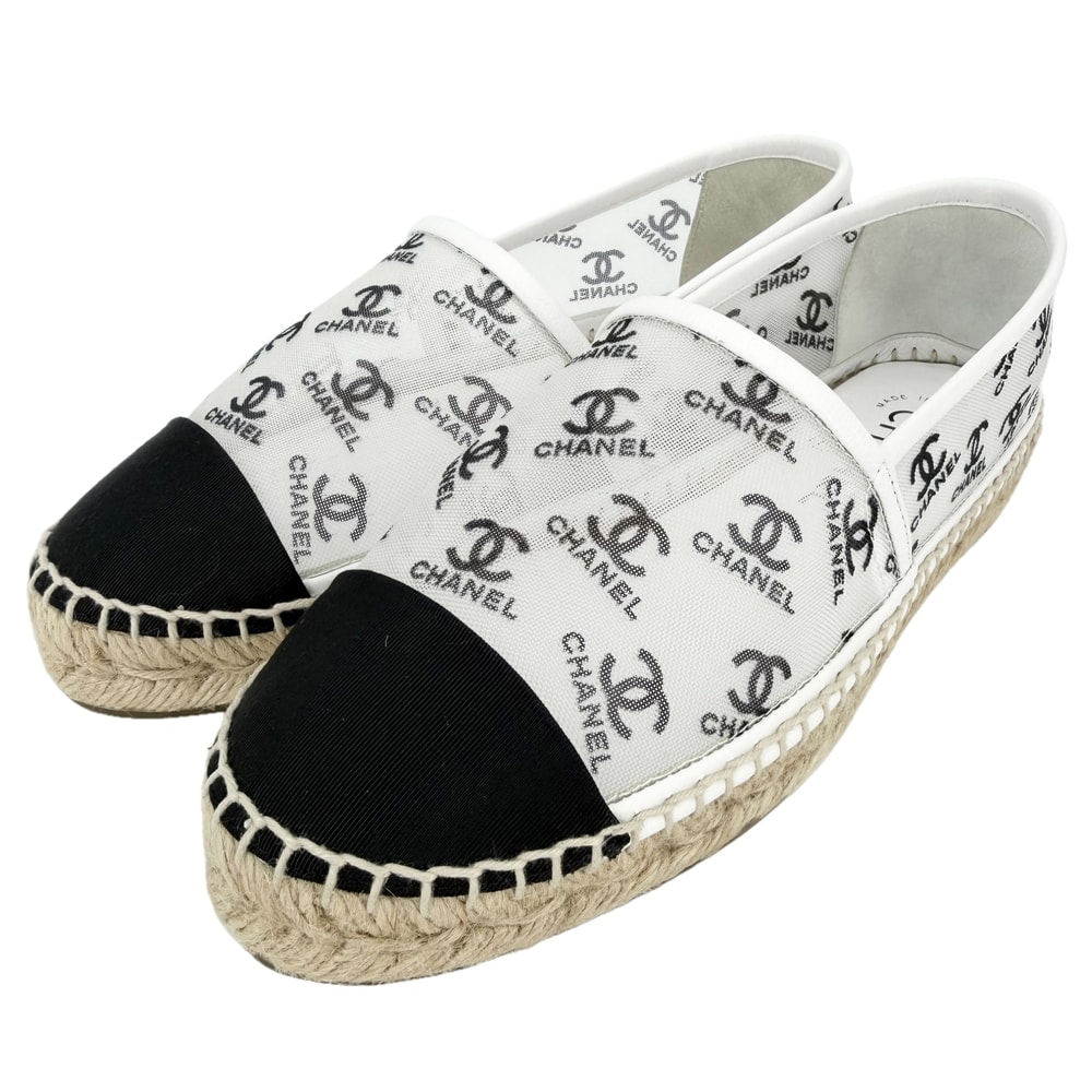 C (やや傷や汚れあり)】CHANEL シャネル スニーカー エスパドリーユ