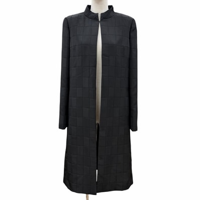 極美品 シャネル コート ブラック レディース 38 00A P16475
