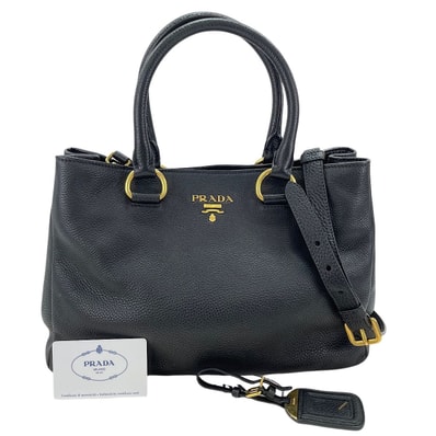 プラダ PRADA 2WAY ハンドバッグ レザー【中古】