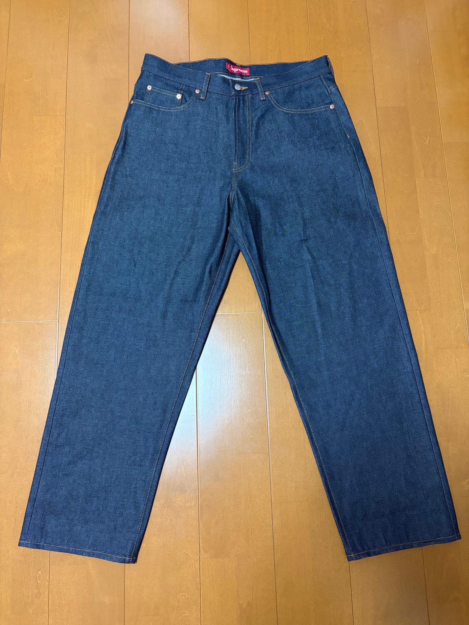 Supreme Rigid Baggy Selvedge Jean "Rigid Indigo" (25SS)