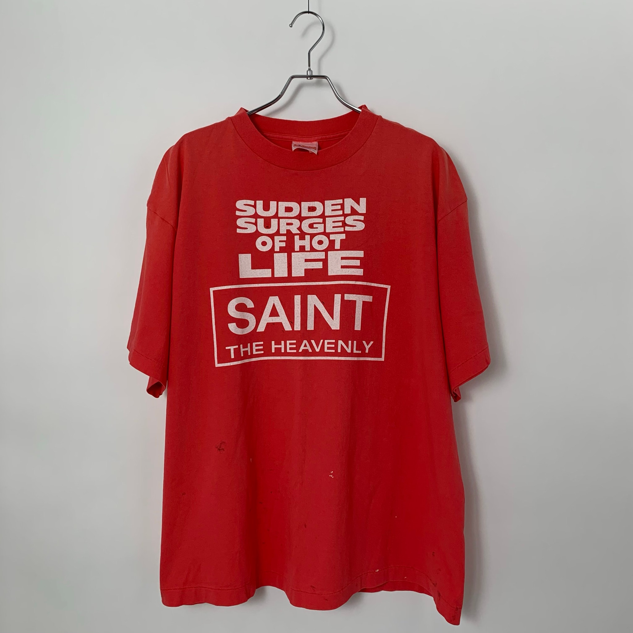 SAINT Mxxxxxx SS Tee Erupting "PinkRed"