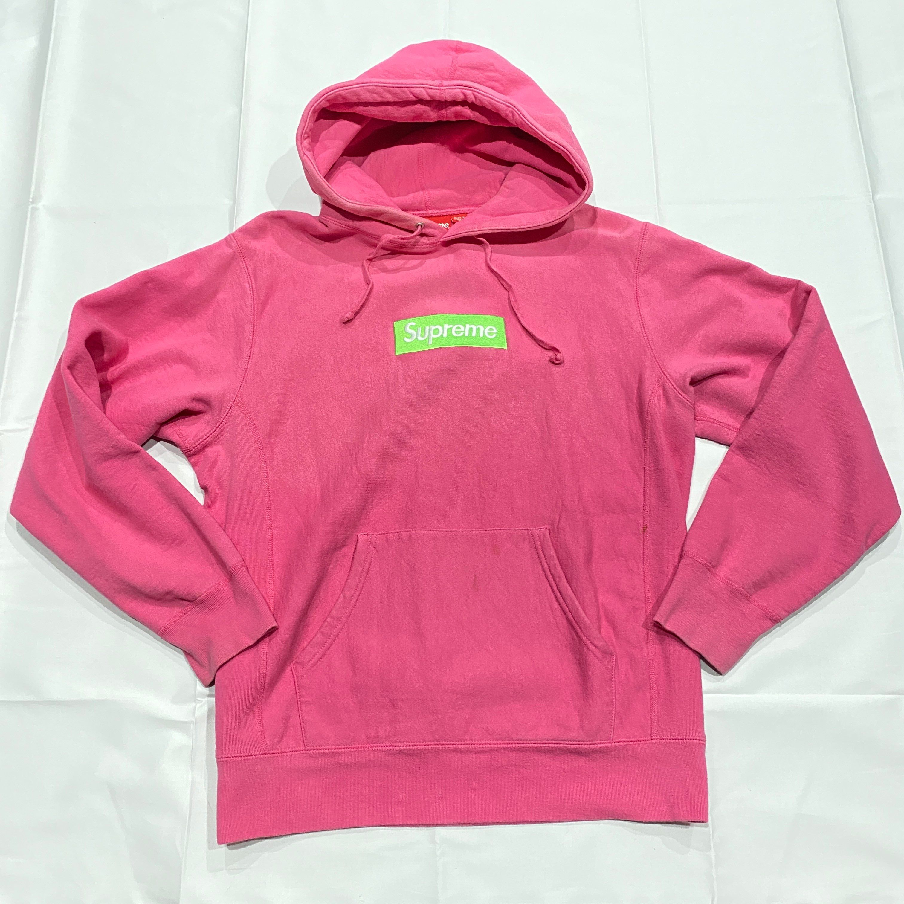 Supreme Box Logo Hooded Sweatshirt "Magenta" (17FW)