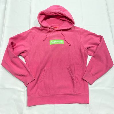 Supreme Box Logo Hooded Sweatshirt "Magenta" (17FW)
