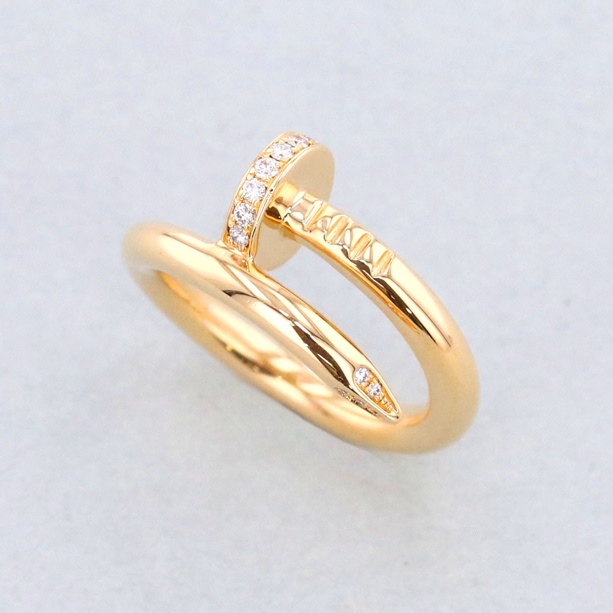 CARTIER カルティエ ジュスト アンクル リング クラシックモデル  ダイヤモンド 750 YG リング・指輪 B4216900 K18イエローゴールド イエローゴールド  レディース【中古】