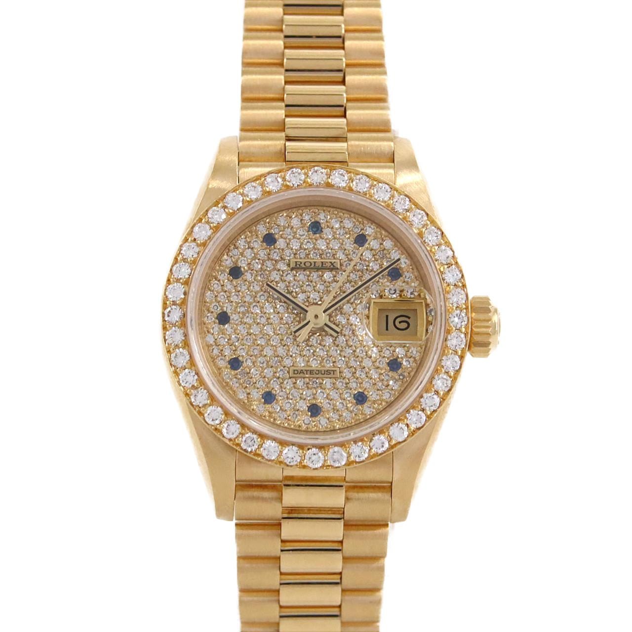 ロレックス デイトジャスト 69138ZS YG 自動巻 9番台