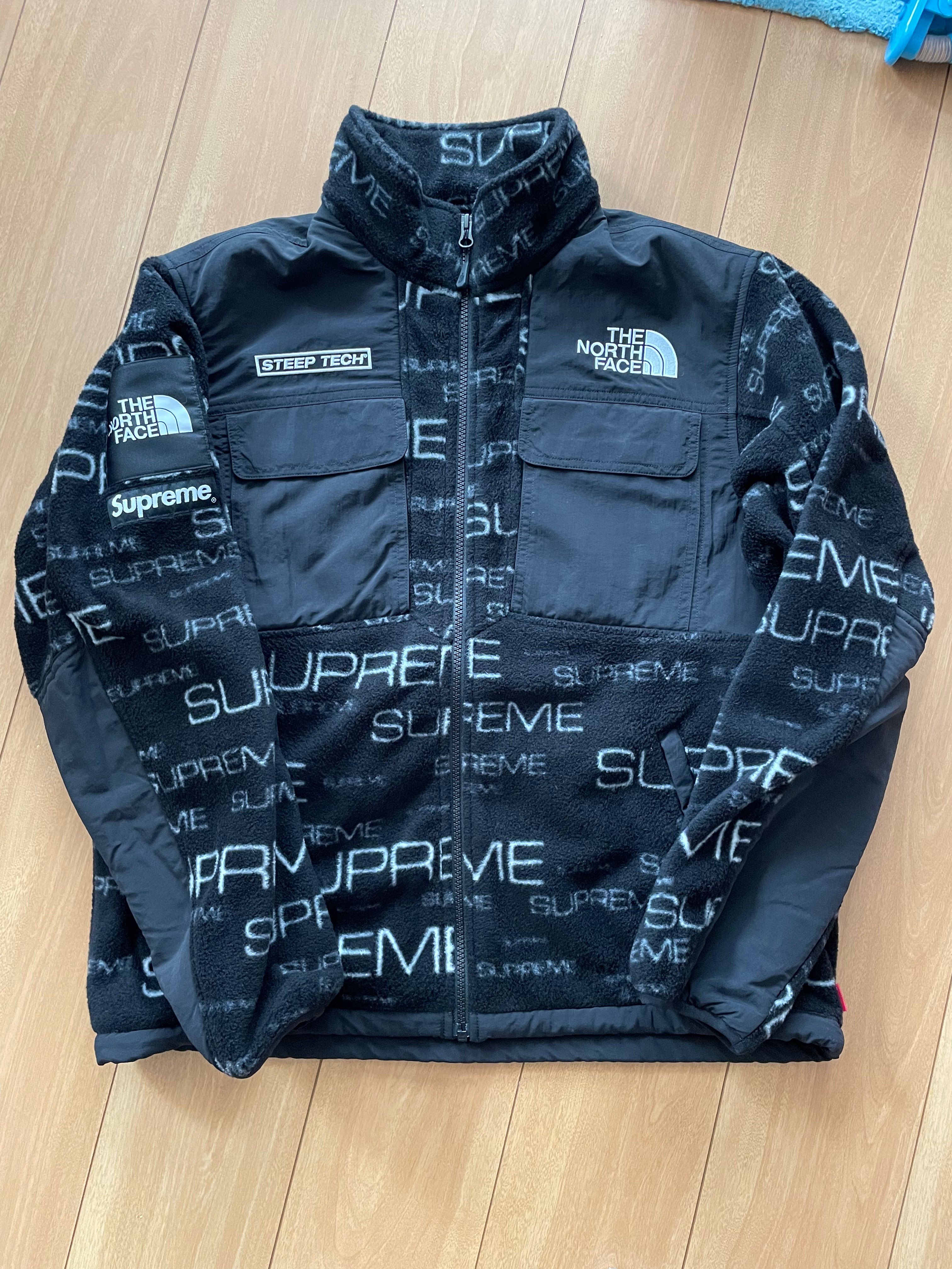Supreme x The North Face Steep Tech Fleece Jacket "Black"