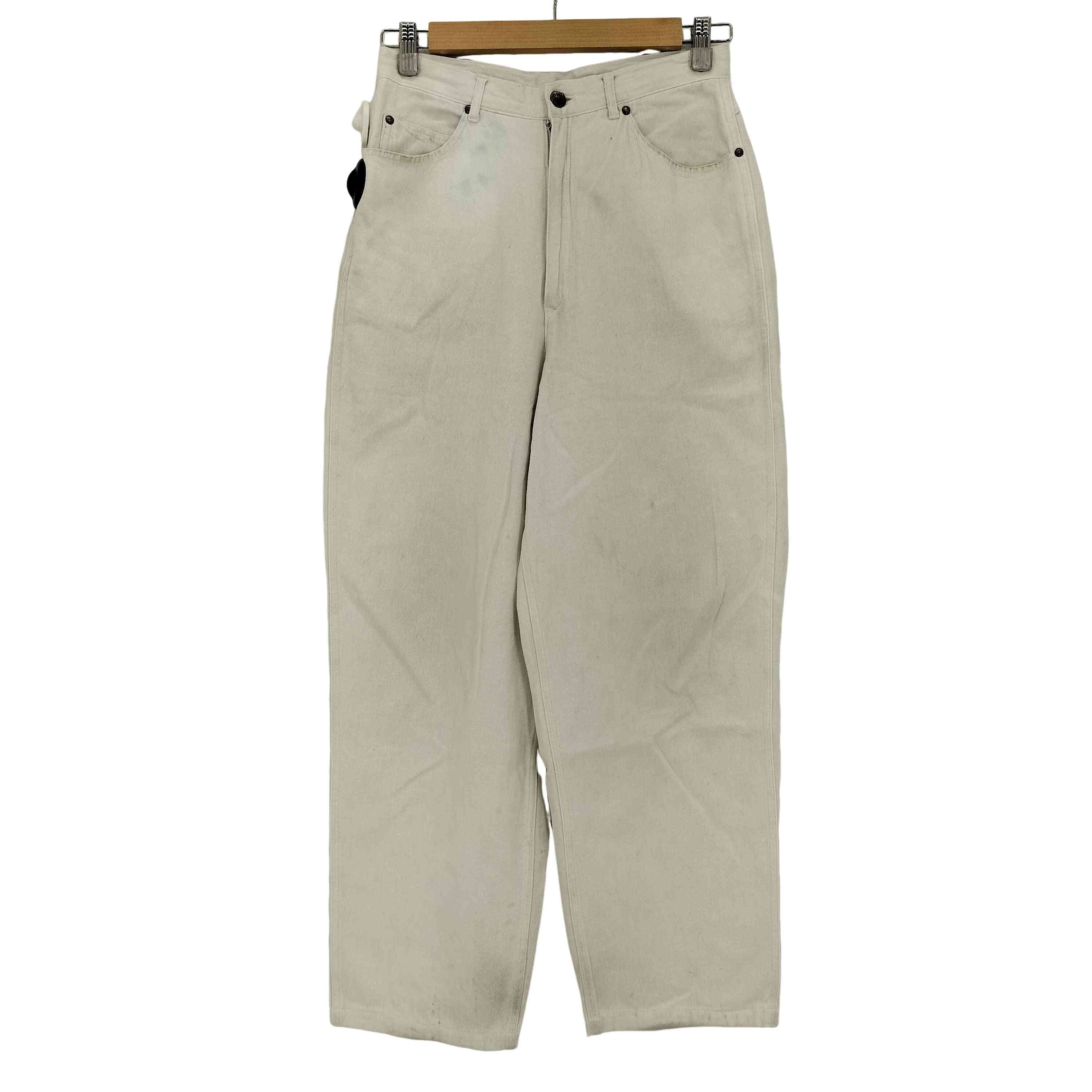 1981aw-1983aw デカオム 本人期 archive ピスタグ デニム ワイド テーパード パンツ【1139806946348】