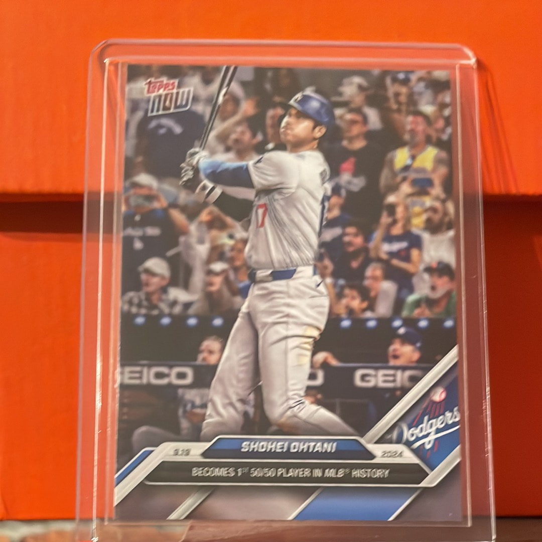 大谷翔平 [722](2024 MLB トップスナウカード「50/50 Club 9/19/24」)