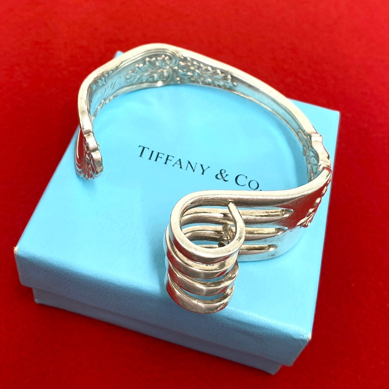 TIFFANY&Co. ティファニー カトラリー バングル GP バングル シルバー
0001a