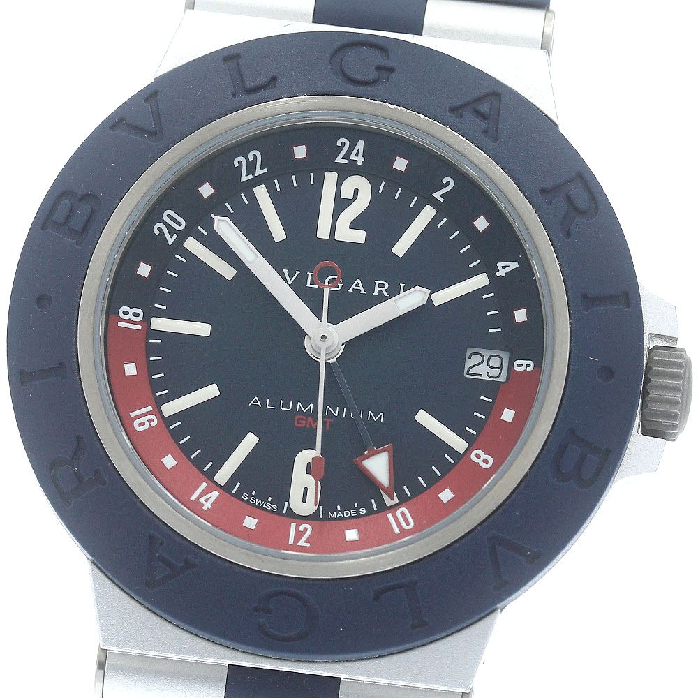 ☆良品 ブルガリ アルミニウム BB40ATGMT メンズ 【中古】