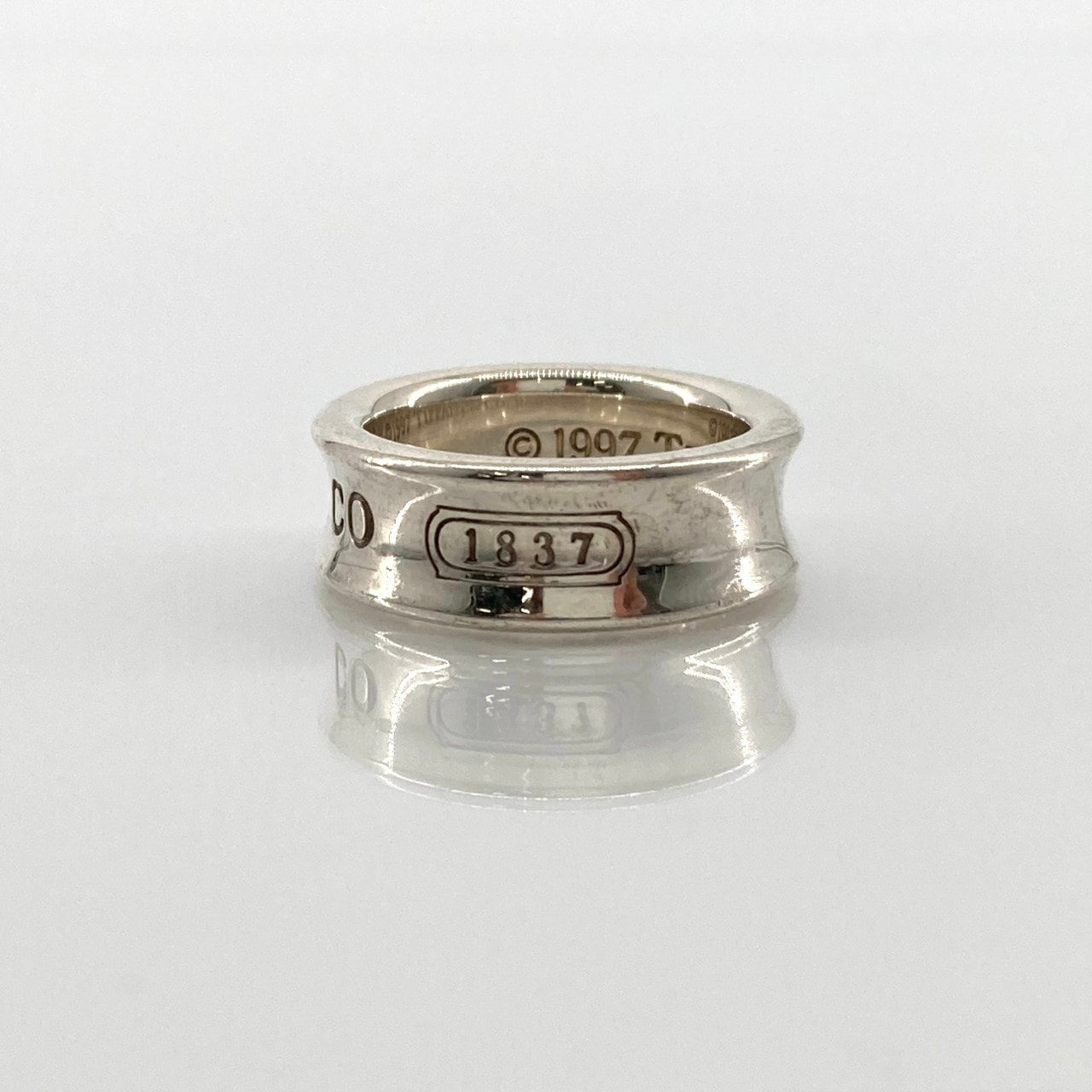 TIFFANY&Co.(ティファニー) 1837ミディアム Ag925 #8.5号 リング・指輪 7.25g シルバー