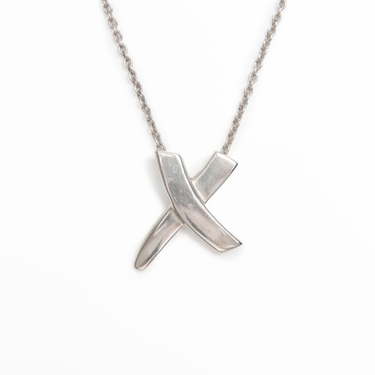 【最終値下げ】 ティファニー TIFFANY&Co. 925 キス ネックレス【中古】