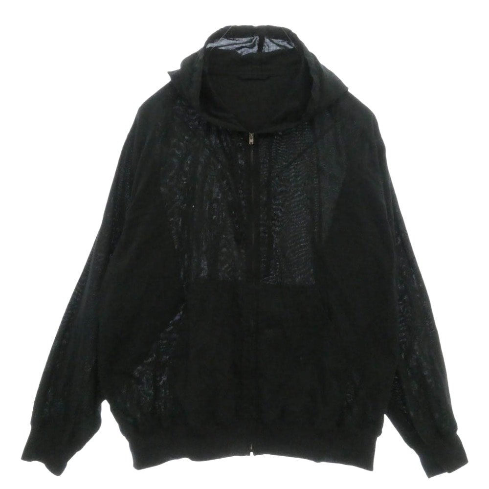 COMOLI コモリ 26SS D01-01024 オックス ジップ パーカー ブラック系 3【中古】
