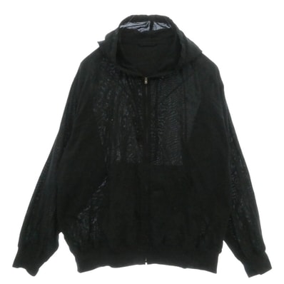 COMOLI コモリ 26SS D01-01024 オックス ジップ パーカー ブラック系 3【中古】