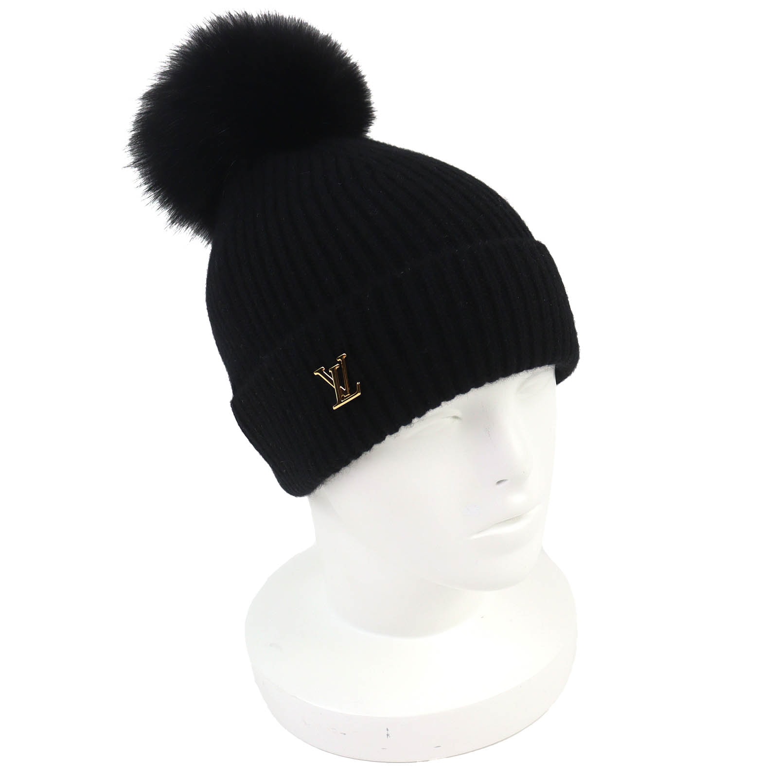 極美品 ルイヴィトン ビーニー LV コールド スパーク ニット帽 M79256