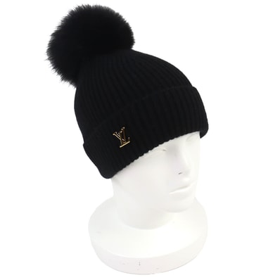 極美品 ルイヴィトン ビーニー LV コールド スパーク ニット帽 M79256