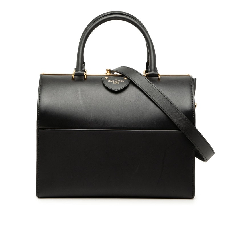ルイ ヴィトン スピーディ ドクター 25cm ハンドバッグ ショルダーバッグ 2WAY M53041 ブラック レザー レディース LOUIS VUITTON 【中古】
