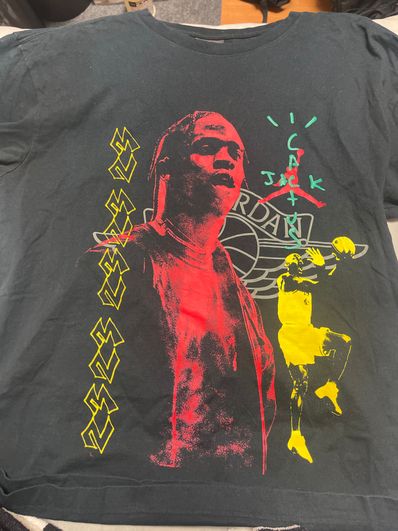 Air Jordan x Travis Scott 1 Tee "Black"