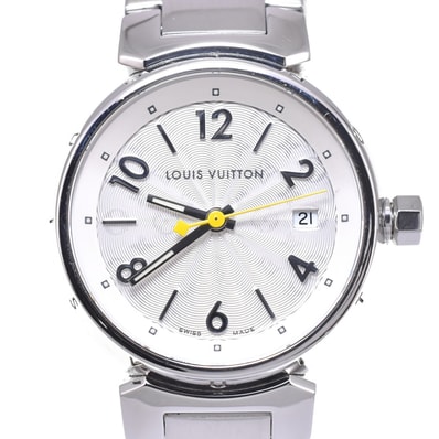 値下 ルイ・ヴィトン LOUIS VUITTON Q121K タンブール モノグラム クォーツ レディース 美品 N#143134