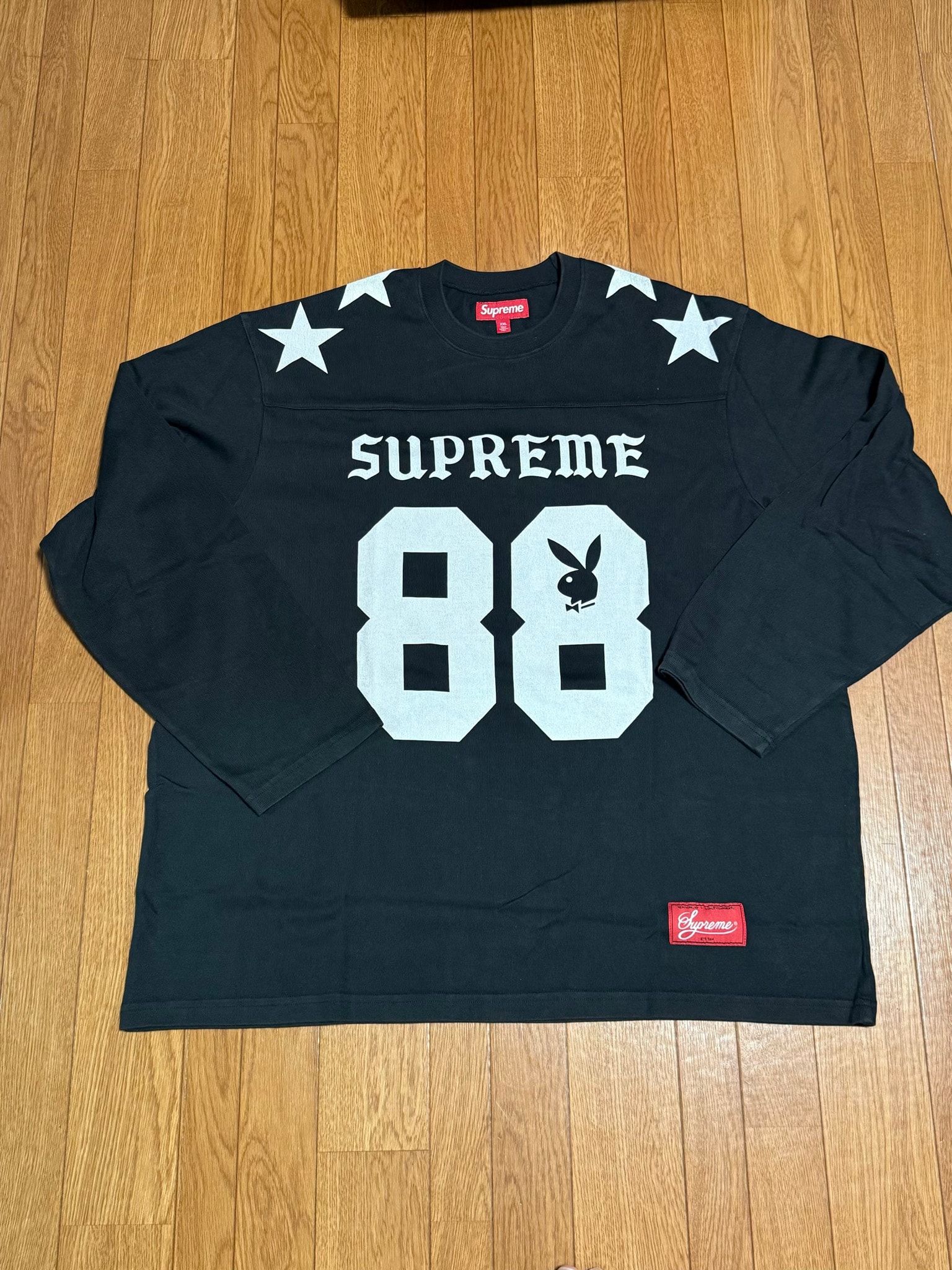 Supreme x Playboy L/S Football Top "Black"