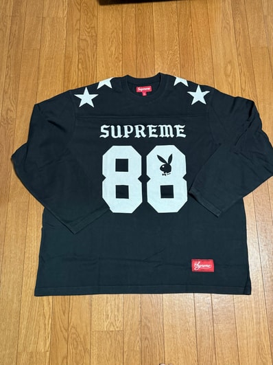 Supreme x Playboy L/S Football Top "Black"