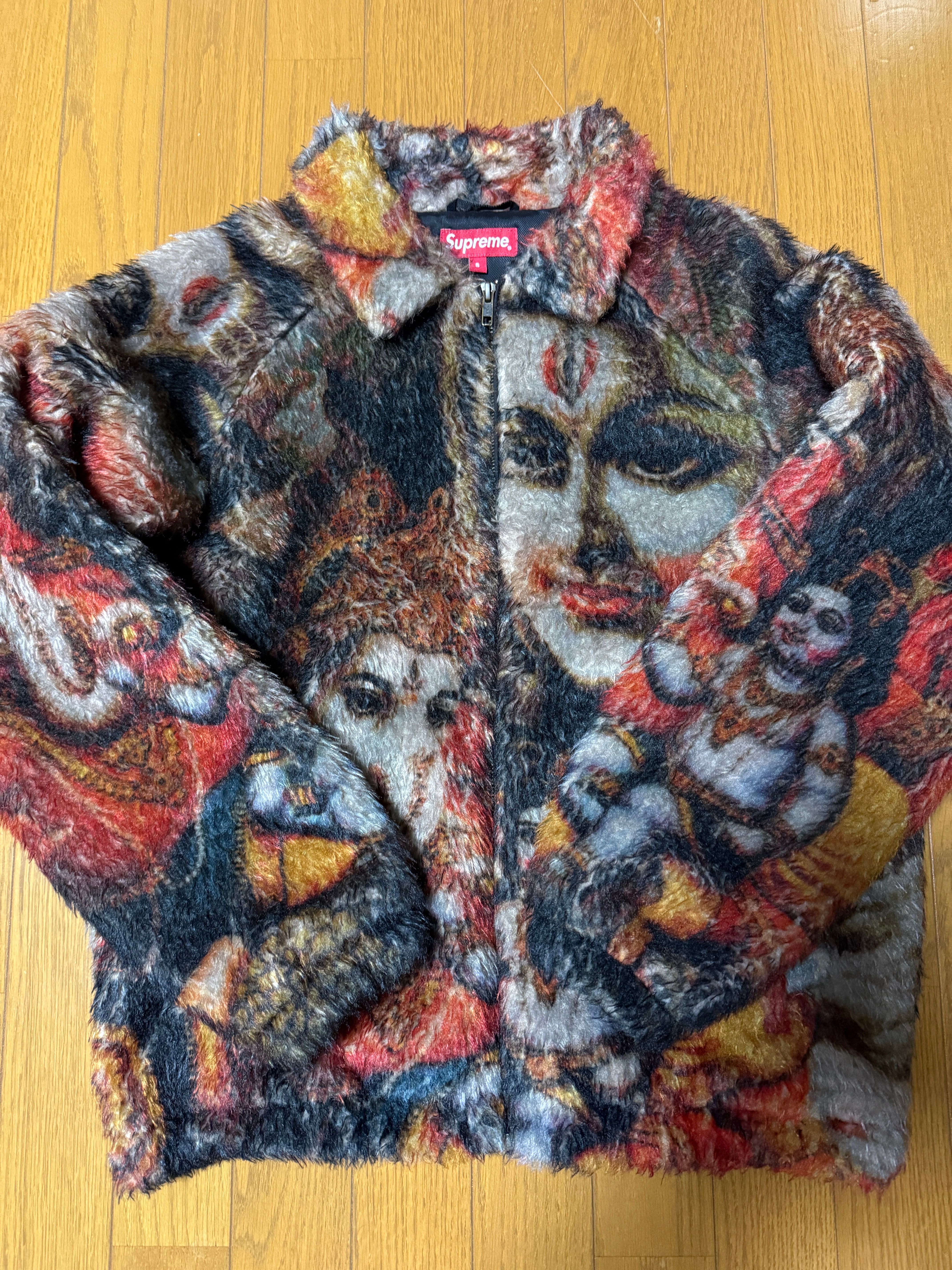 Supreme Ganesh Faux Fur Jacket "Black"