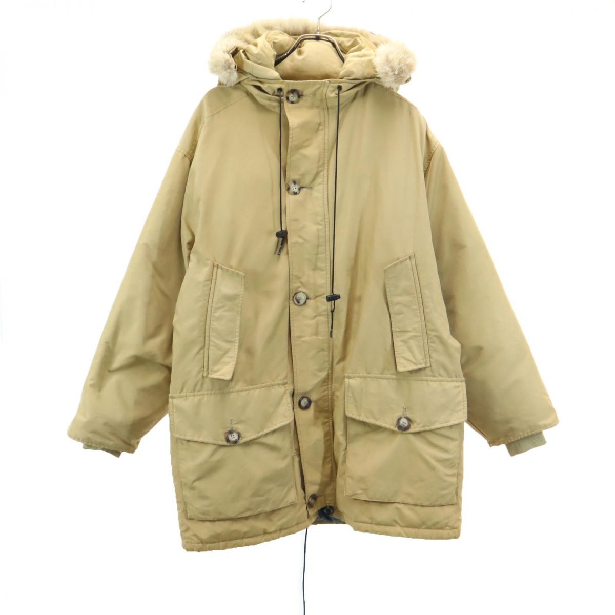 WOOLRICH ウールリッチ 80s USA製 ヴィンテージ ダウンコート M ベージュ