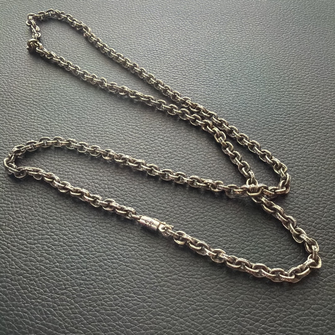 Chrome Hearts Paper Chain Necklace "Silver"