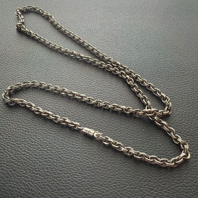 Chrome Hearts Paper Chain Necklace "Silver"