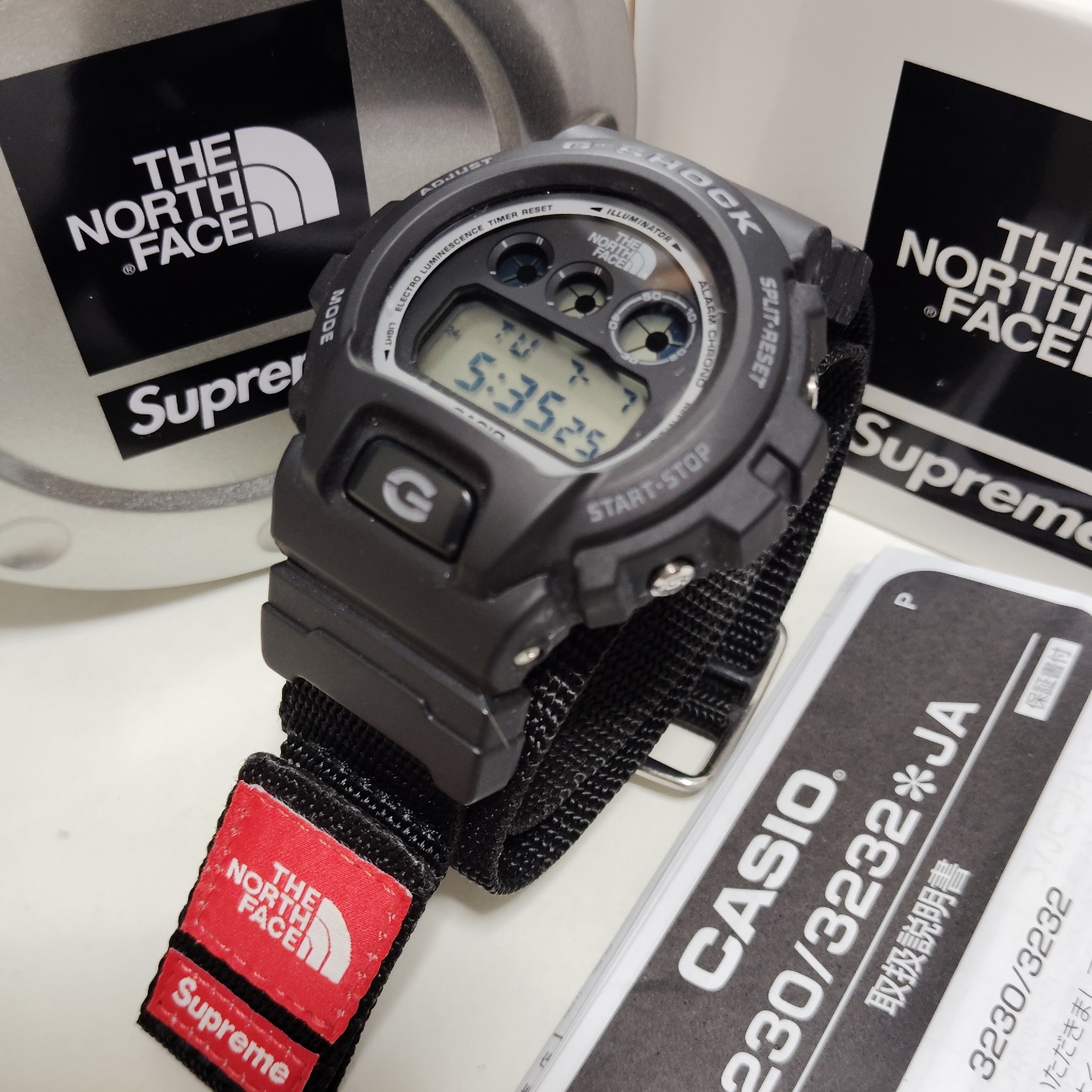 Supreme x The North Face G-SHOCK Watch "Black"