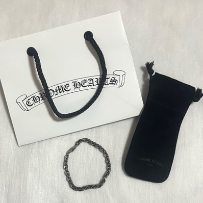 Chrome Hearts Paper Chain Bracelet "Silver"