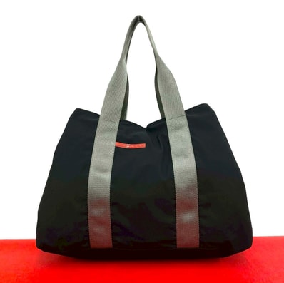 PRADA プラダ プラダスポーツ ロゴ ナイロン トートバッグ ブラック
22880