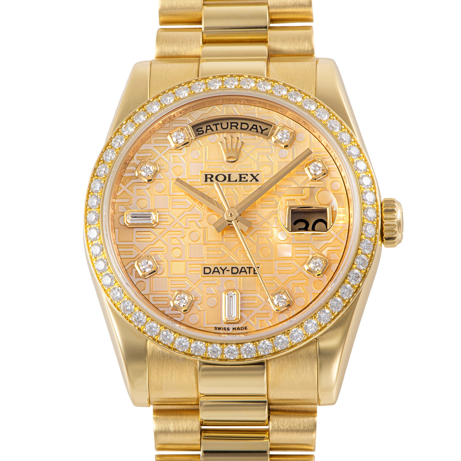 ROLEX ロレックス 118348NCA G番 シェルホリコン K18YG【中古】