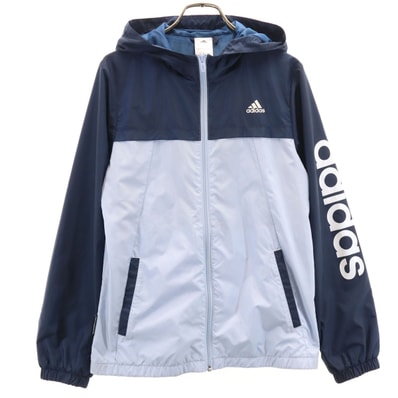 adidas アディダス ウインドブレーカー L ネイビー