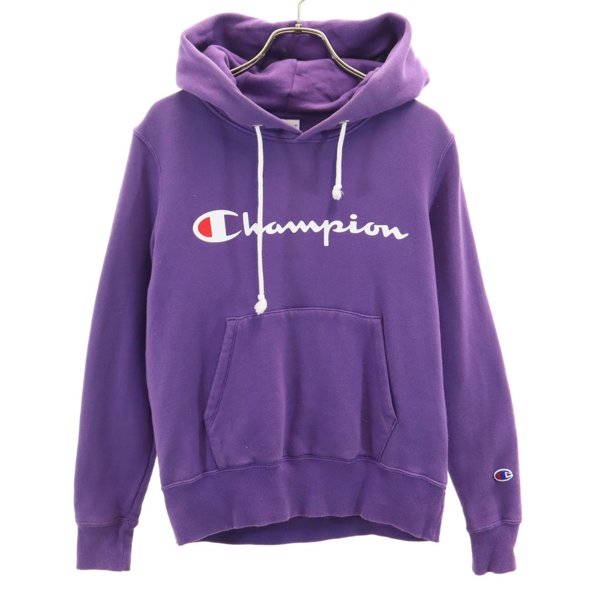 Champion チャンピオン 長袖 スウェットパーカー M パープル