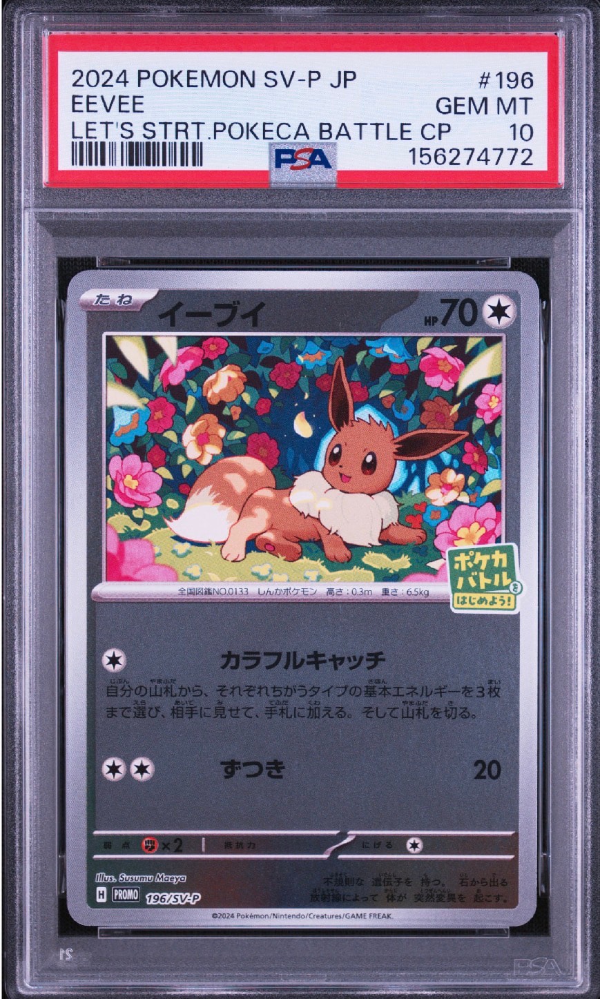 Eevee P [SV-P 196](Promo Card Pack "Let's start a Pokemon battle! campaign")