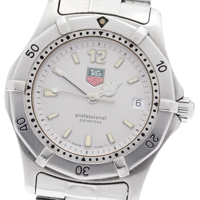 タグホイヤー 2000シリーズ デイト WK1212 ボーイズ 【中古】