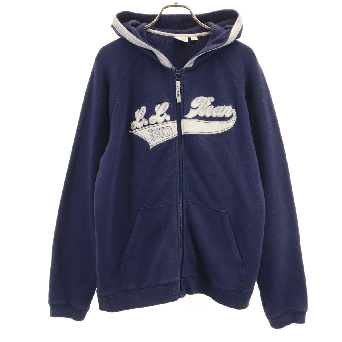 L.L.Bean エルエルビーン 長袖 スウェット ジップパーカー M ネイビー