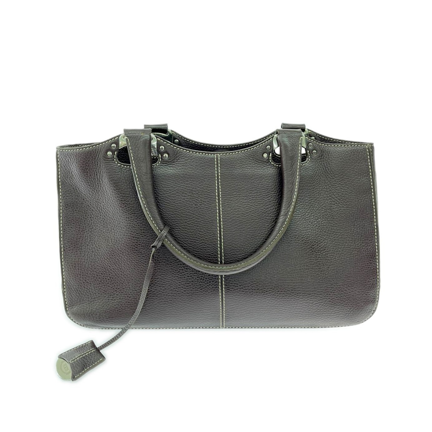 TODS トッズ トートバッグ レザー レディース ボルドー