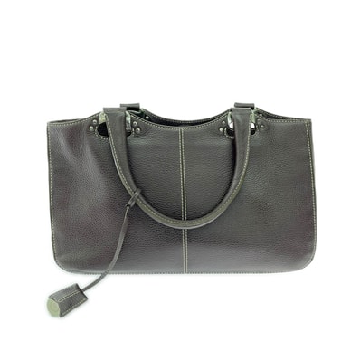 TODS トッズ トートバッグ レザー レディース ボルドー
