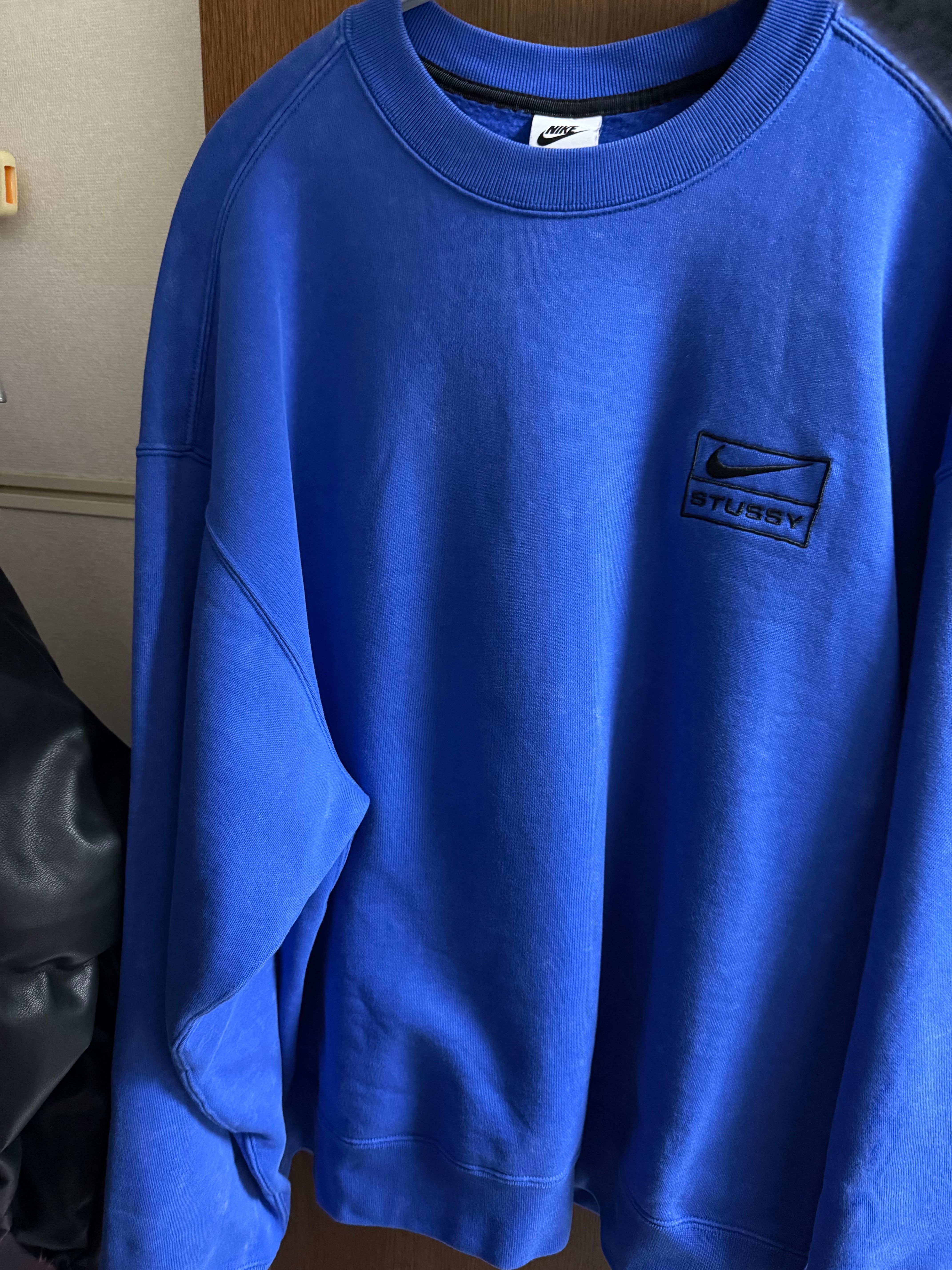 Stussy x Nike Acid Wash Crew (US Size) "Blue" DR4024-480