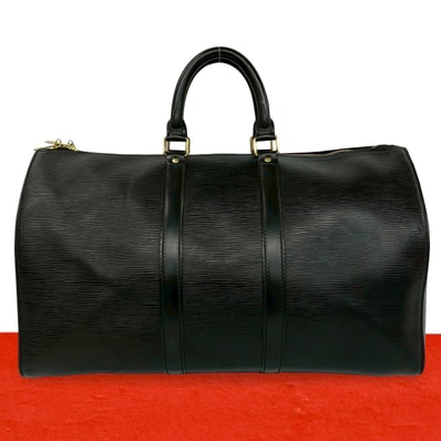 LOUIS VUITTON ルイヴィトン キーポル 45 エピ レザー ボストンバッグ ブラック
19482