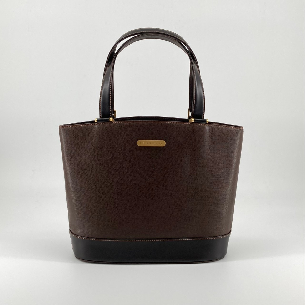 BURBERRY(バーバリー) ヴィンテージミニ ゴールド金具 トートバッグ ブラウン